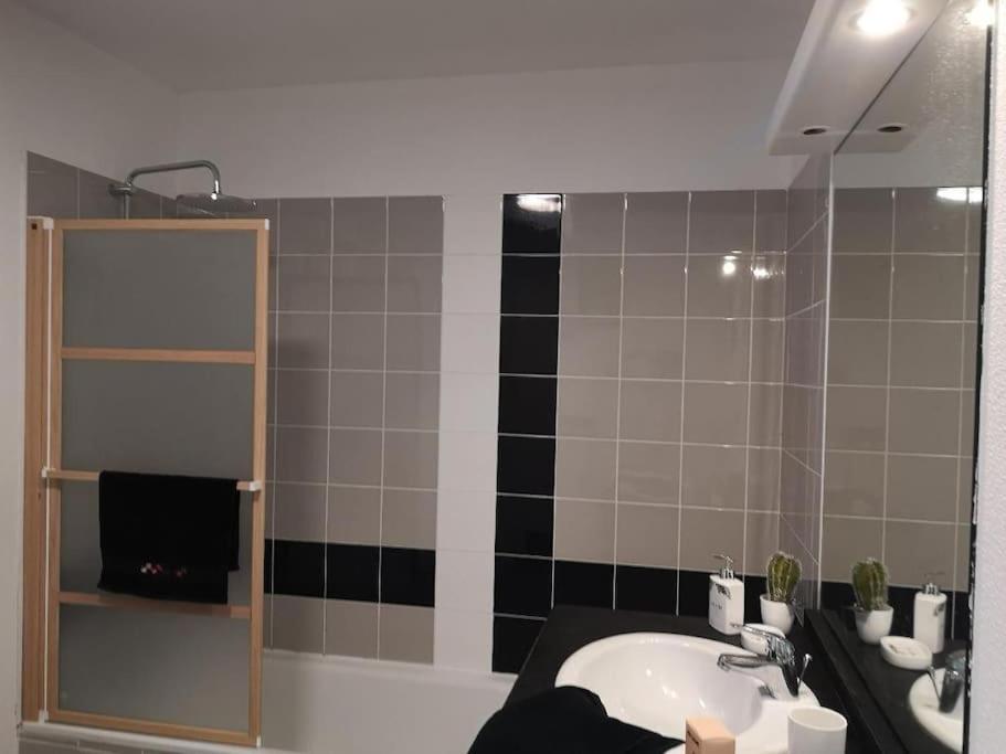 T2 Avec Jardin Proche Aeroport, Airbus, Meet Apartment Daux Ngoại thất bức ảnh